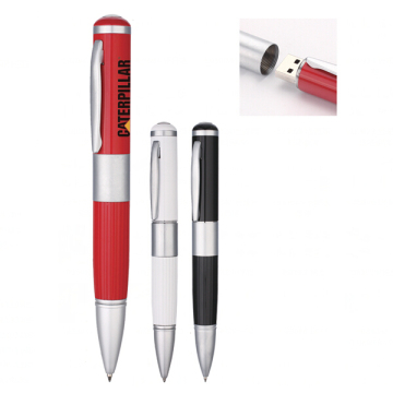 Colorful metal USB Pen usb drive ballpoint pen