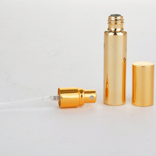 Glass tube aluminum spray perfume spray bottles