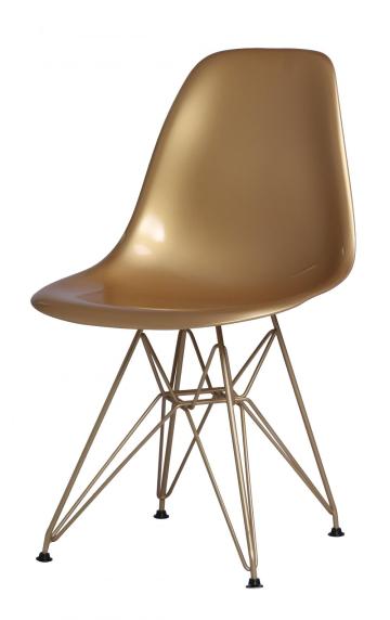 Eames DSR dining golden plastic replica chair