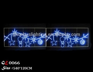 street decoration holiday lighting rope light motif