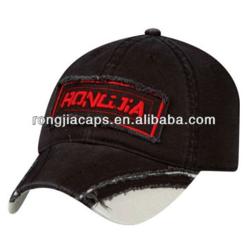 Custom Promotinal Fashion Applique Baseball Cap/ Cotton Sports Hat