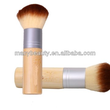 Long bamboo handle kabuki brush
