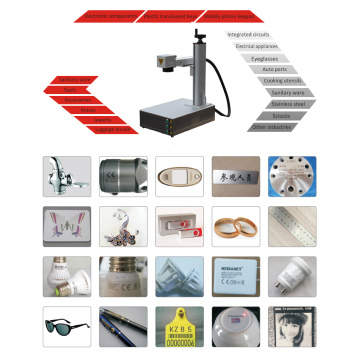 Desktop-Faserlaser-Markierungsmaschine Laser-Ätzmaschine