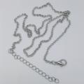 Love Pearl Necklace Cross Chain com 5CM Tail