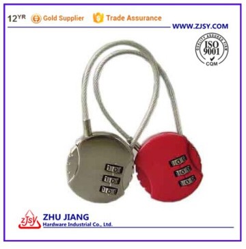 Travel cable lock, luggage cable lock