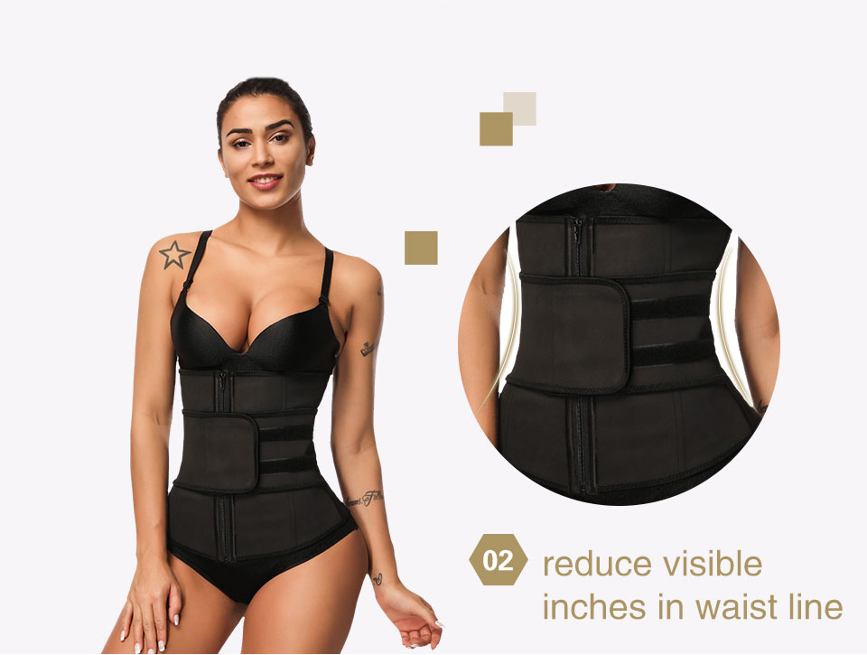 Factory Price Waist Slimming Belt Body Shaper Waist Trainer Steel Waist Trainer