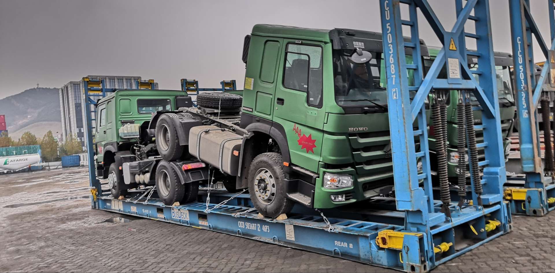 heavy duty truck 4x2 tractor truck