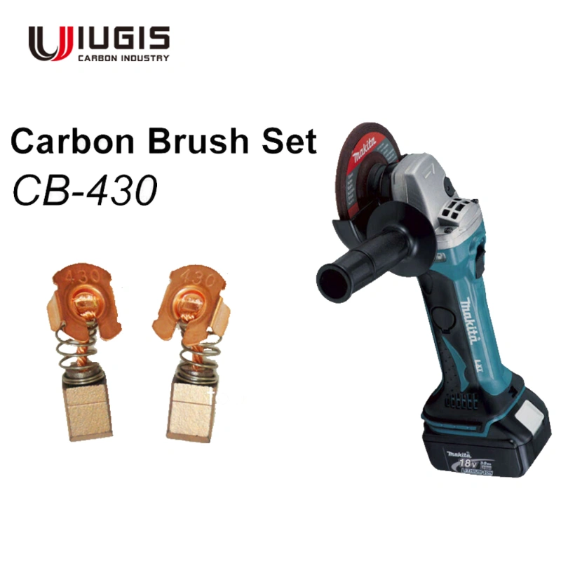 Carbon Brushes Carbon for Makitas Cordless Jigsaw 4331 D 7X7.2X10mm (CB-430)