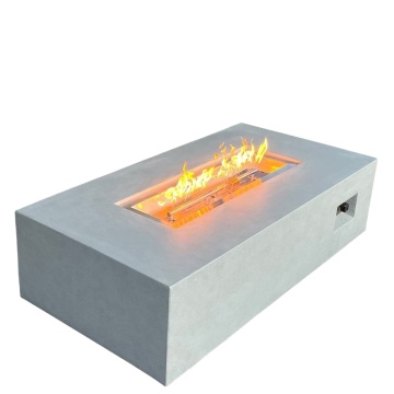 Outdoor heating Patio Furniture Retangular concrete gas fireplace