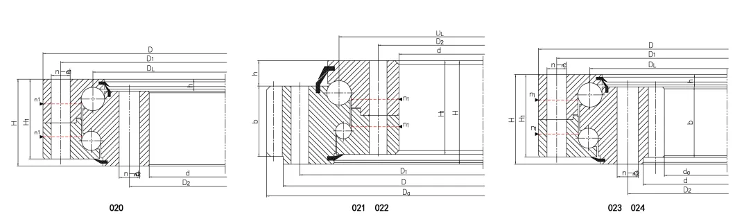 Double Row Slewing Bearing for Wheel Loader