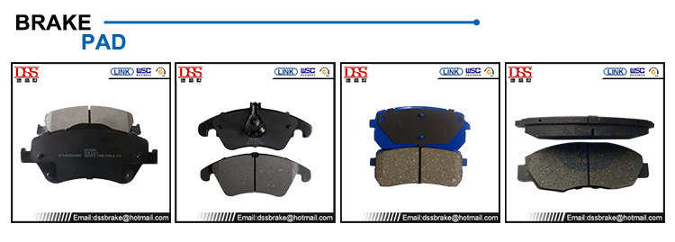 auto spare parts front ceramic brake pads D241 corolla