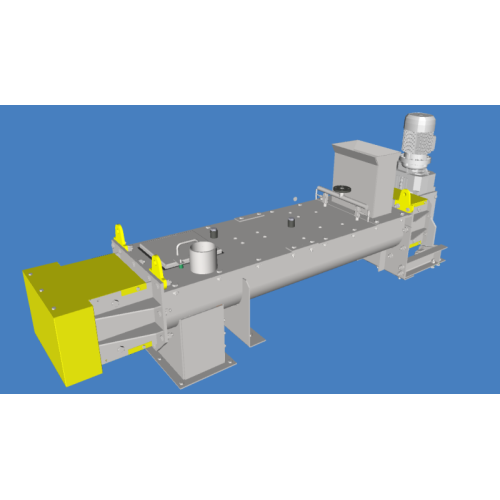 Roterende radermixer met mineraal zand