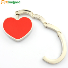 Heart Bag Hanger With Nickel Plating