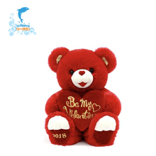 Custom mini plush red teddy bear toy