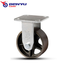 4 Inch Rigid Vintage Cast Iron Castor