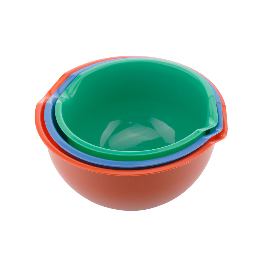 3PCS plast kökssallad Mixing Bowl Set