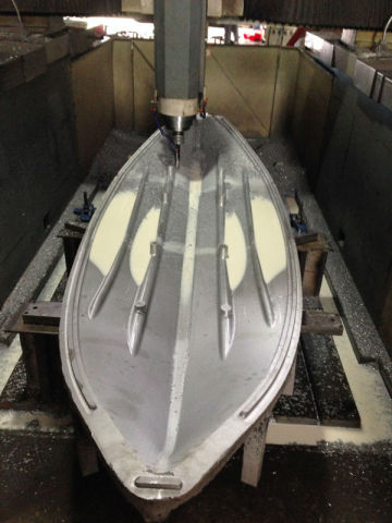 kayak rotomoulded mould