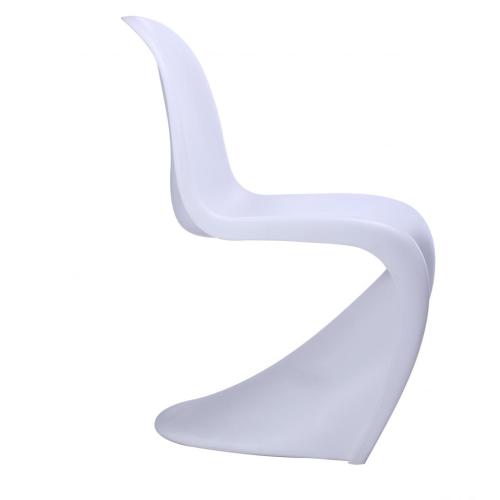 Réplique de chaises pour enfants en plastique Panton en forme de S