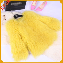 Fashionable Coat For Woman sheep fur made lady coat