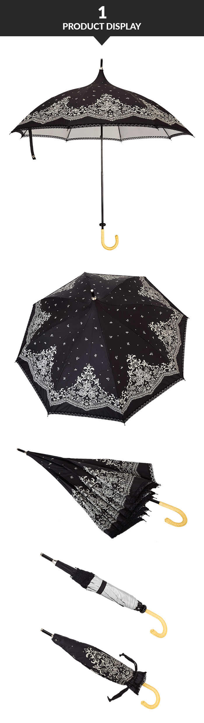 ร่มพับกับเคส folding umbrella with case