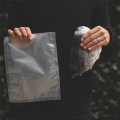 Beg beku vakum kompostable biodegradable dengan zip ritsleting