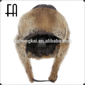 Factory direct wholesale price rabbit fur trim for hat /rabbit fur trim