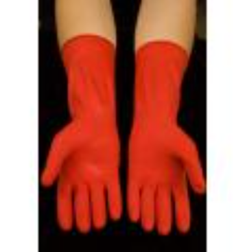 CE ISO Latex cleaning gloves, Rubber cleaning gloves