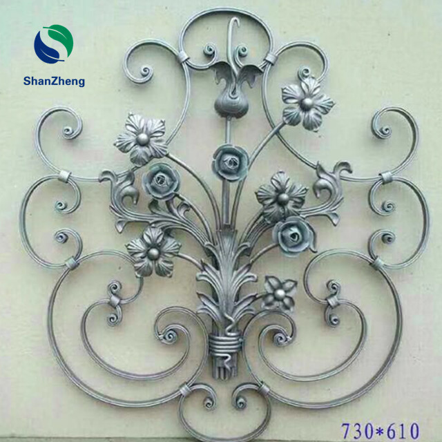 Gate Fence Wrought iron decoration fittings forged panels