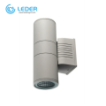 LEDER Aluminium Tahan Air 10W * 2 Lampu Dinding Luar Ruangan