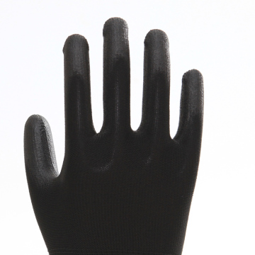 13G Polyester Liner with PU Safety Gloves