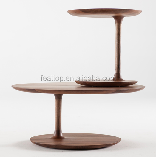 Mesa de té de sala de estar de diseño de madera maciza de buena calidad para la venta