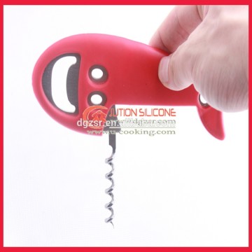 Silicone beer bottle opener/silicone wine opener/can opener