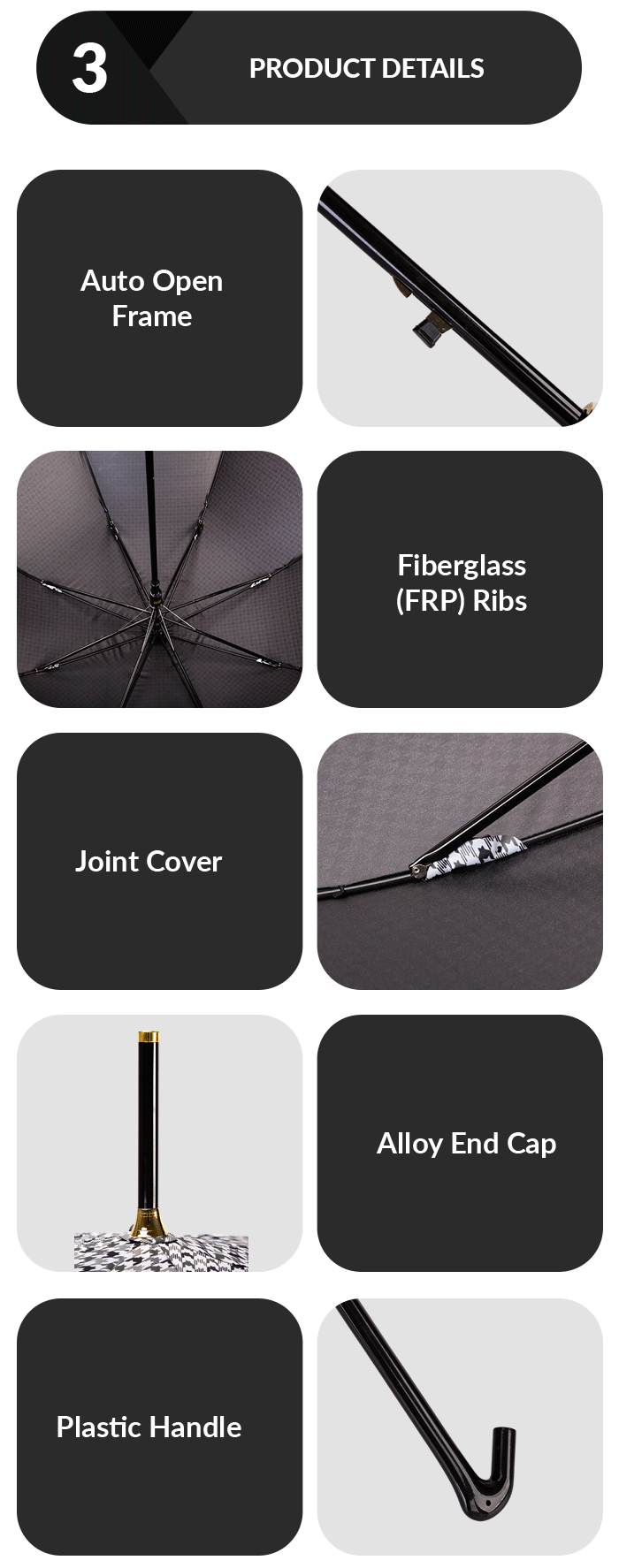 ผู้หญิงอัตโนมัติร่ม ladies automatic umbrella