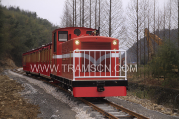 Ancient Internal combustion Track Train for sightseeing