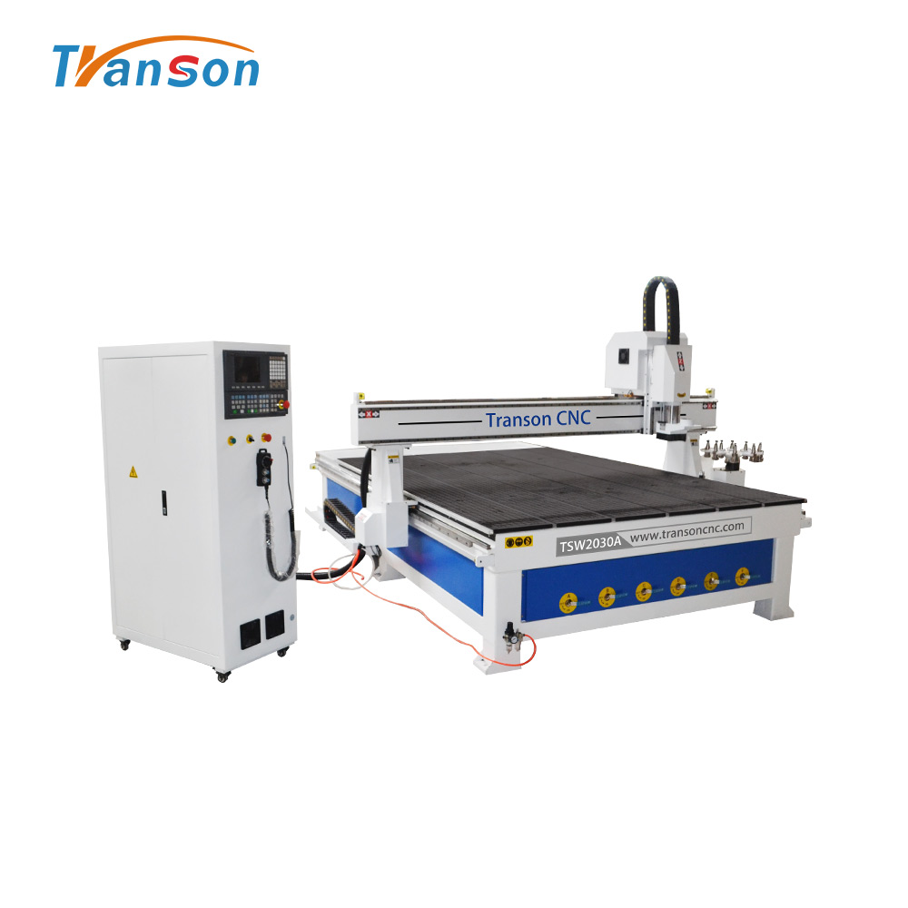 5.5KW 2030 كاروسيل ATC CNC راوتر Syntec Sytem