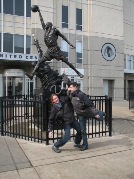 Basketball Player Michael Jordan sculputre