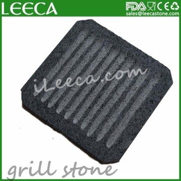 LEECA STONE/ black lava stone/grill stone