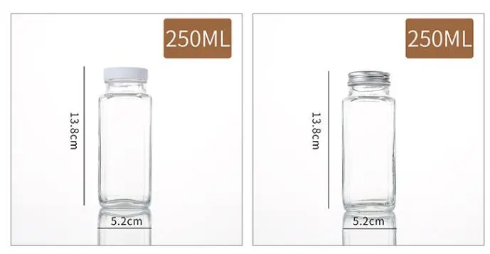 Customized Printing Glass Beverage Bottle