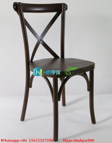 X back chair wedding cross back chair