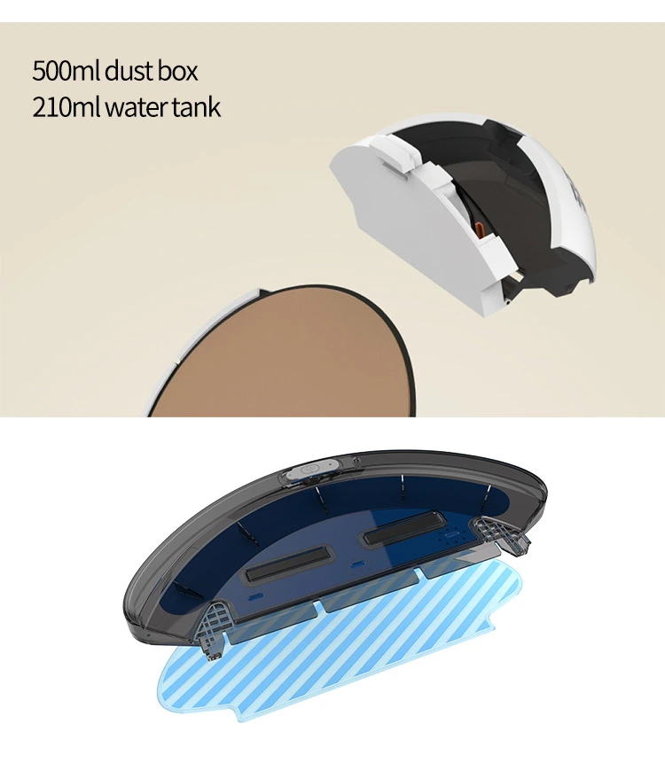 3 in 1 Anti-Drop Anti-Fall Robotic Vacuum Cleaner with Dry & Wet Function