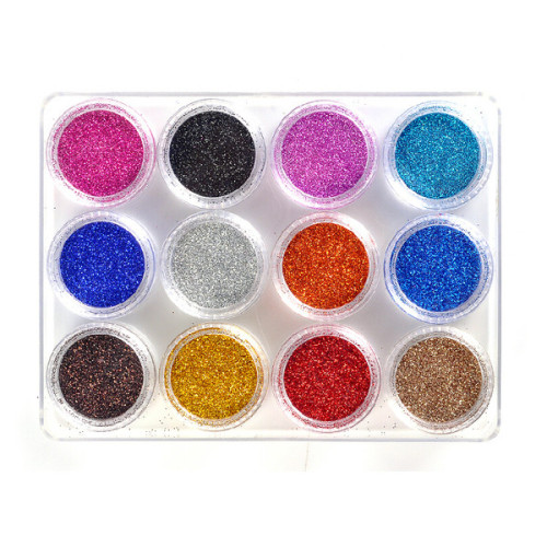 Glitter Powder Shaker Kit for Nail Decoration