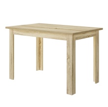 Wholesale Rectangular 4 Seater Dining Table and Coffee Table in Natural Wood for Home Kitchen and Living Room Furniture