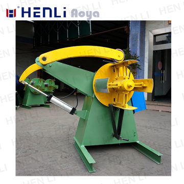 Sheet Steel Strip Roll Uncoiling Machine With Press Coil Arm