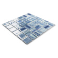 Glossy Blue Glass Mosaic Kitchen Backsplash Craft Mosaico