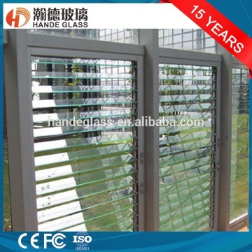 4mm float glass louver glass polished edge