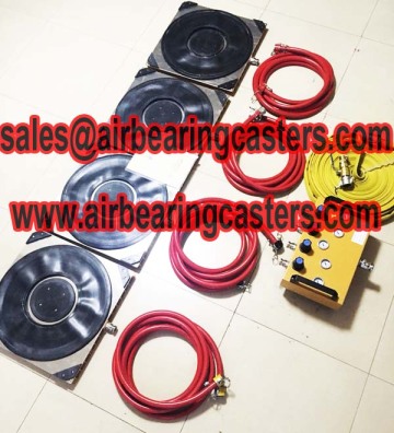 Air caster air bearing works principle