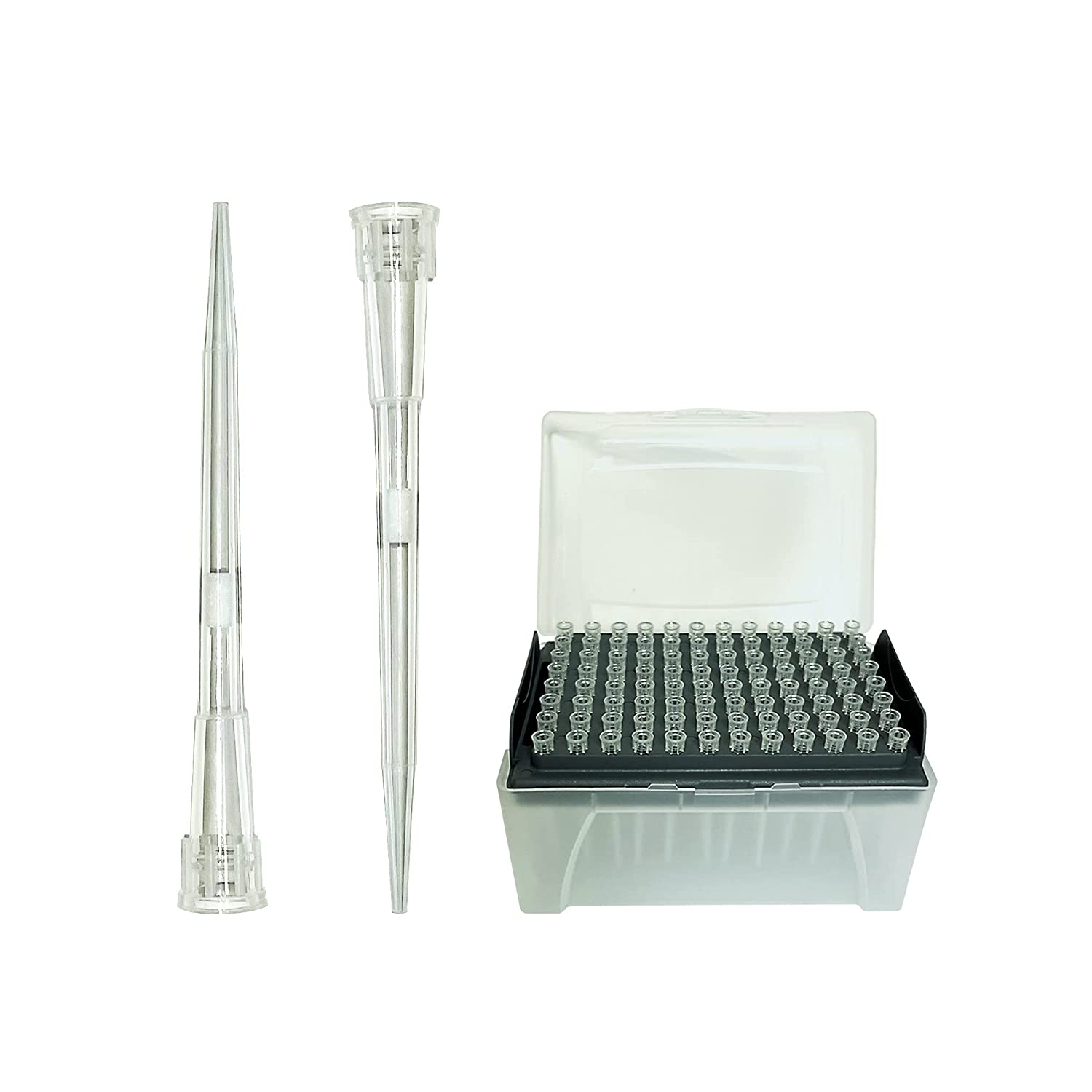 plastic bulk blue yellow sterile 10ul filter tip micro pipette tips for laboratory DNase RNase Free