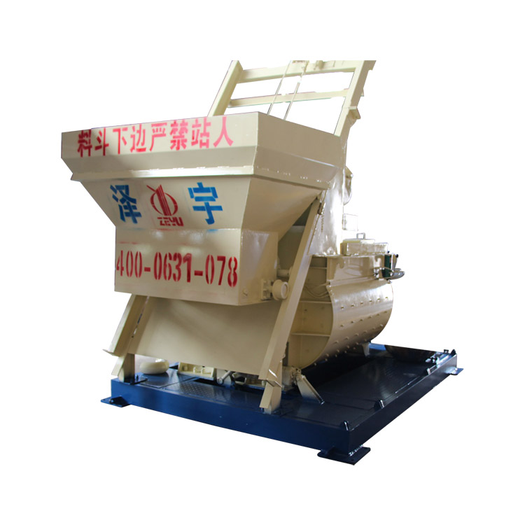 1m3 Stationary JS 1000 twin shaft concrete mixer