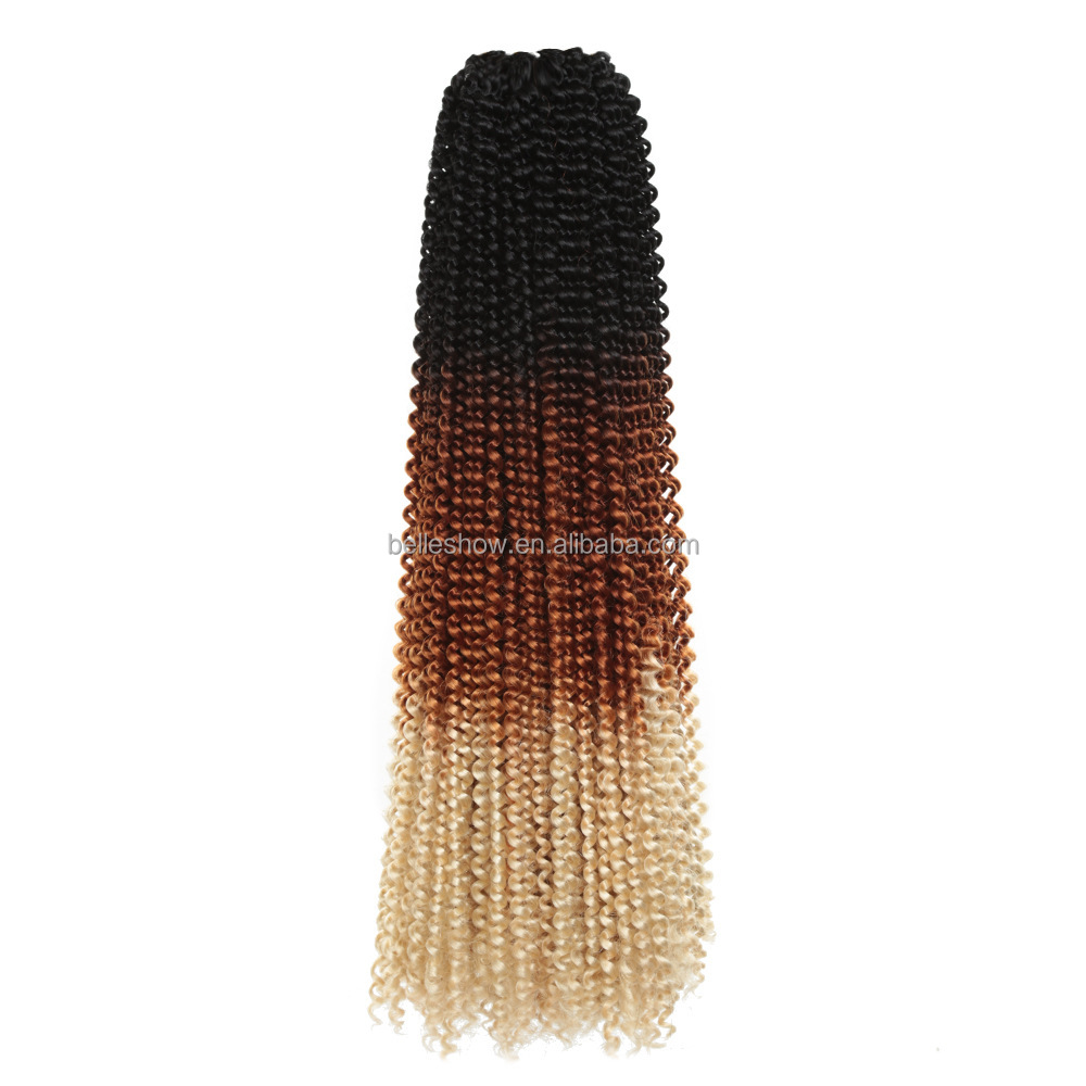 Hot sell passion twist hair 1water wave passion twists Synthetic Hair braiding 22inch ombre passion twist crochet