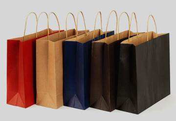 Customized colorful printing shopping bag